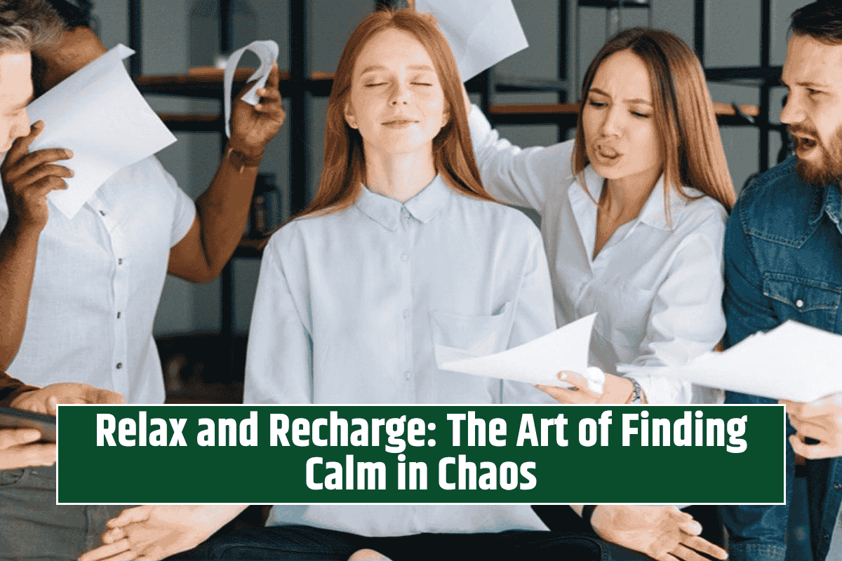 Relax and Recharge: The Art of Finding Calm in Chaos